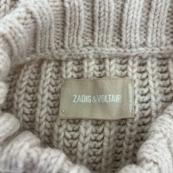 Zadig & Voltaire Marlon Awa Alpaca Blend Cream Sweater - Picture 4 of 16